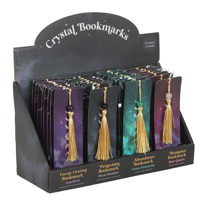 Something Different Wholesale - Wholesale Bookmark - Set of 32 Crystal Bookmarks in Display1