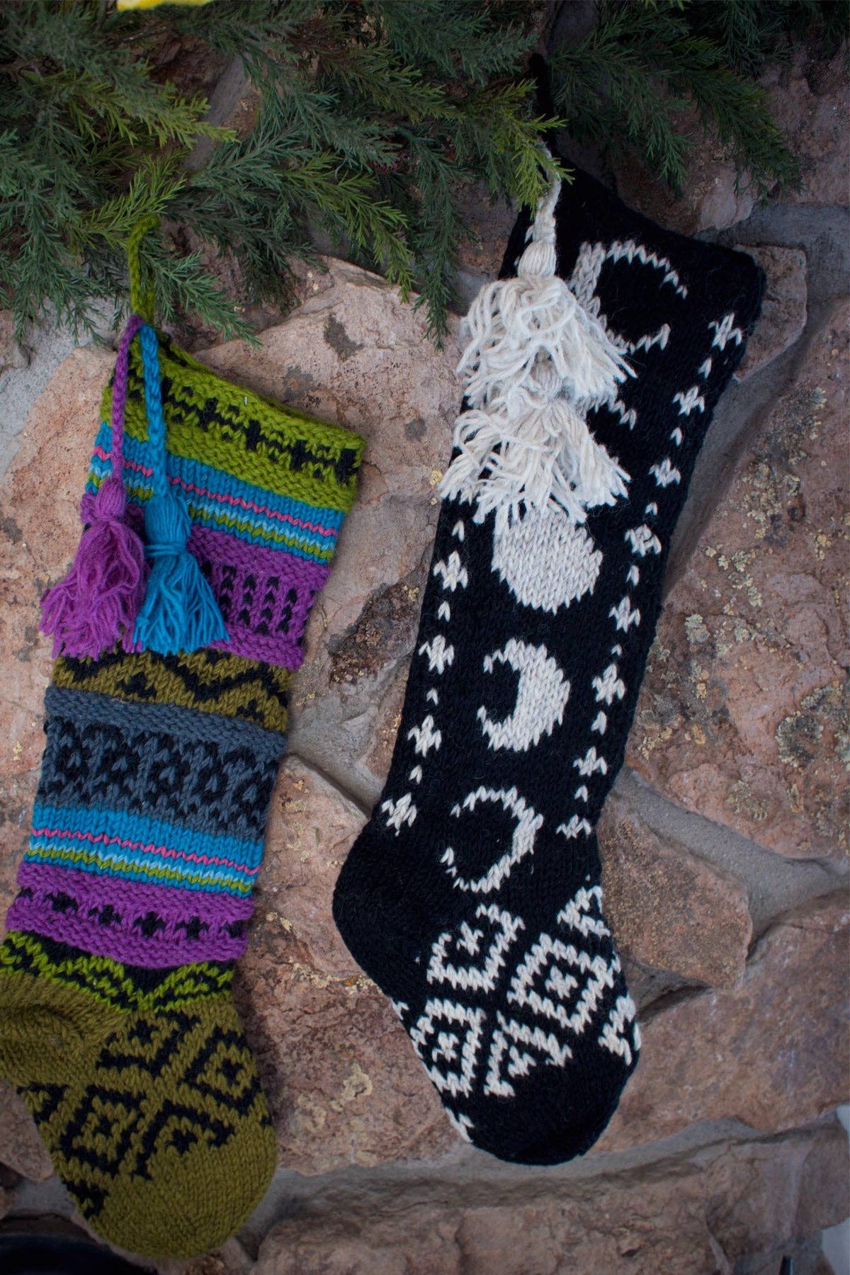 Lakhays Collection Inc. - Wholesale Holiday Stocking - Celestial Hand Knit Stockings5