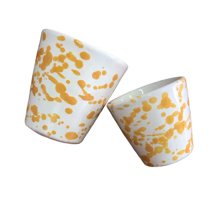 LOLIVA - Wholesale Drinking Glass/Cup - Glass h. 6 cm - Splasshed Line2