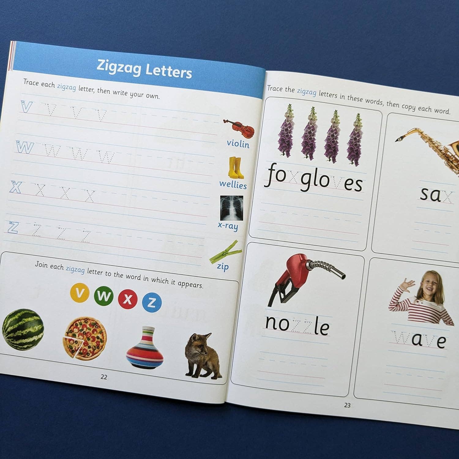 Robert Frederick Ltd - Venta al por mayor Libro para colorear y cuaderno de actividades - Niños y bebés - Cuaderno de ejercicios para controlar la pluma y escribir a mano para niños, primer año, de 5 a 6 años3