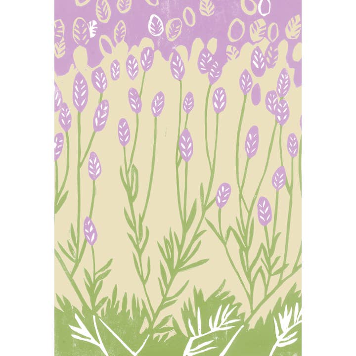 Lavender Art Print for wholesale by Rigel Paper