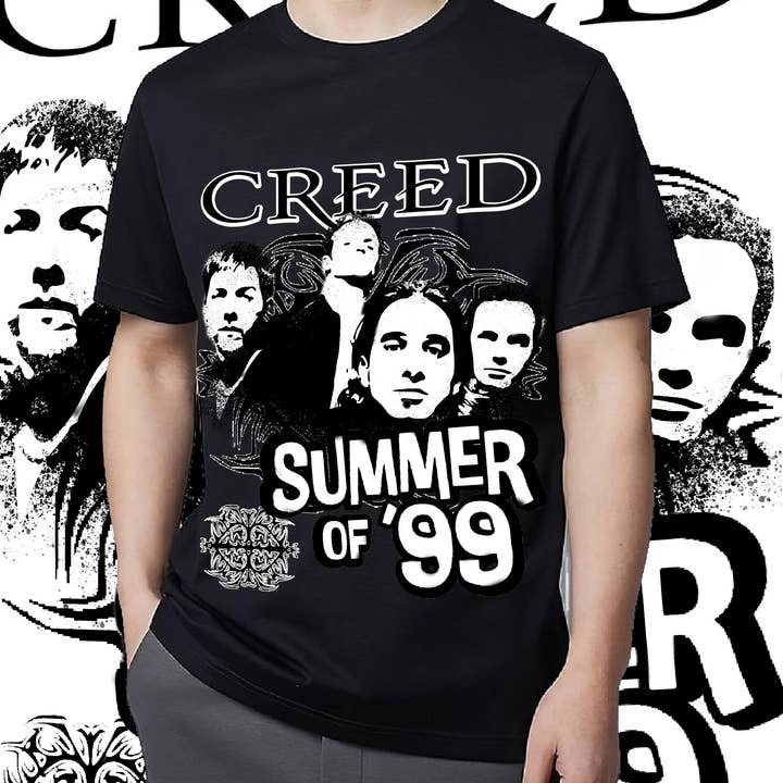 TheKingShirt - Wholesale Graphic Sweatshirt - Women's - Vintage Creed Band Music Apparel Tee and Hoodie Merch