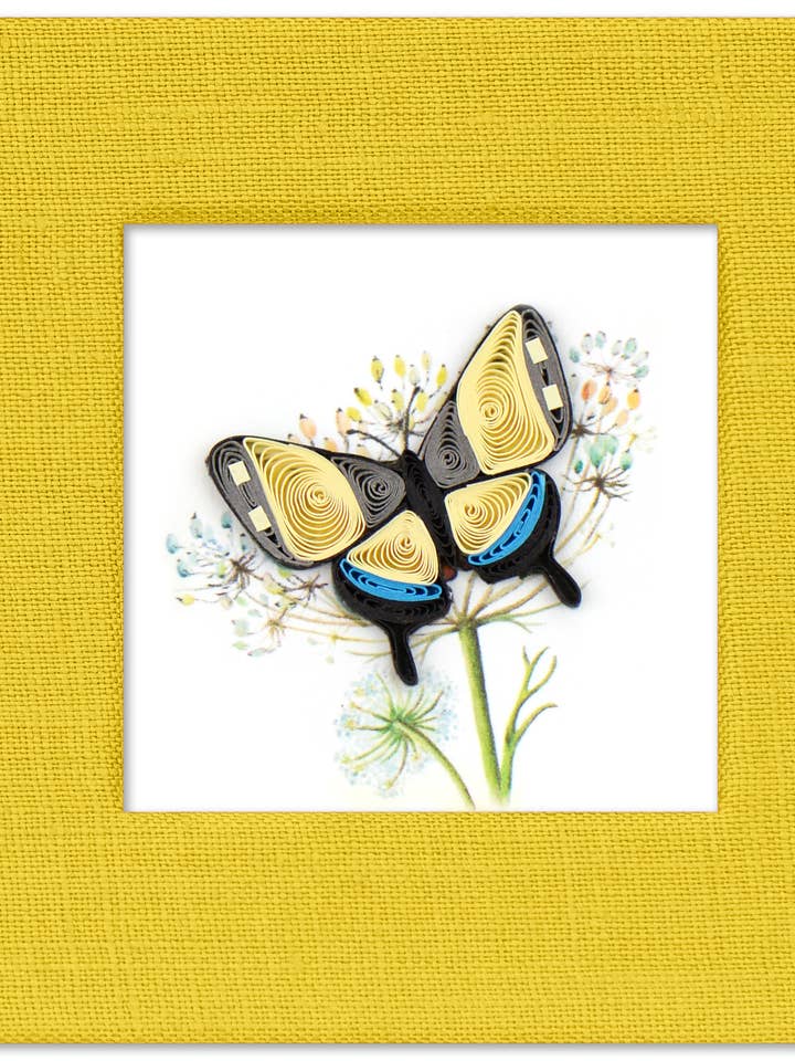 Swallowtail Sticky Note Pad Cover for wholesale by Quilling Card