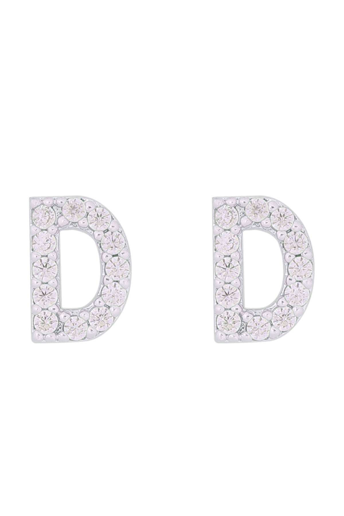 MYS Wholesale Inc - Wholesale Stud/Post Earrings - Cubic Zirconia Initial Earrings10