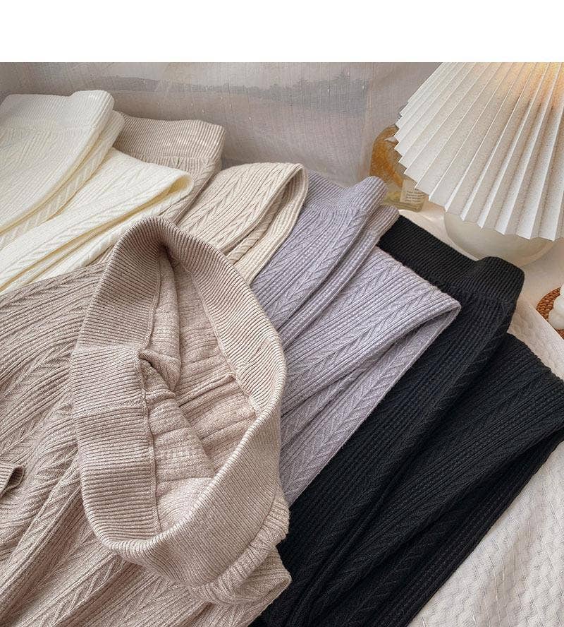 Marayn - Wholesale Pants - Women's - Soft Knit WideLeg Pants Korean Style Autumn Comfort16