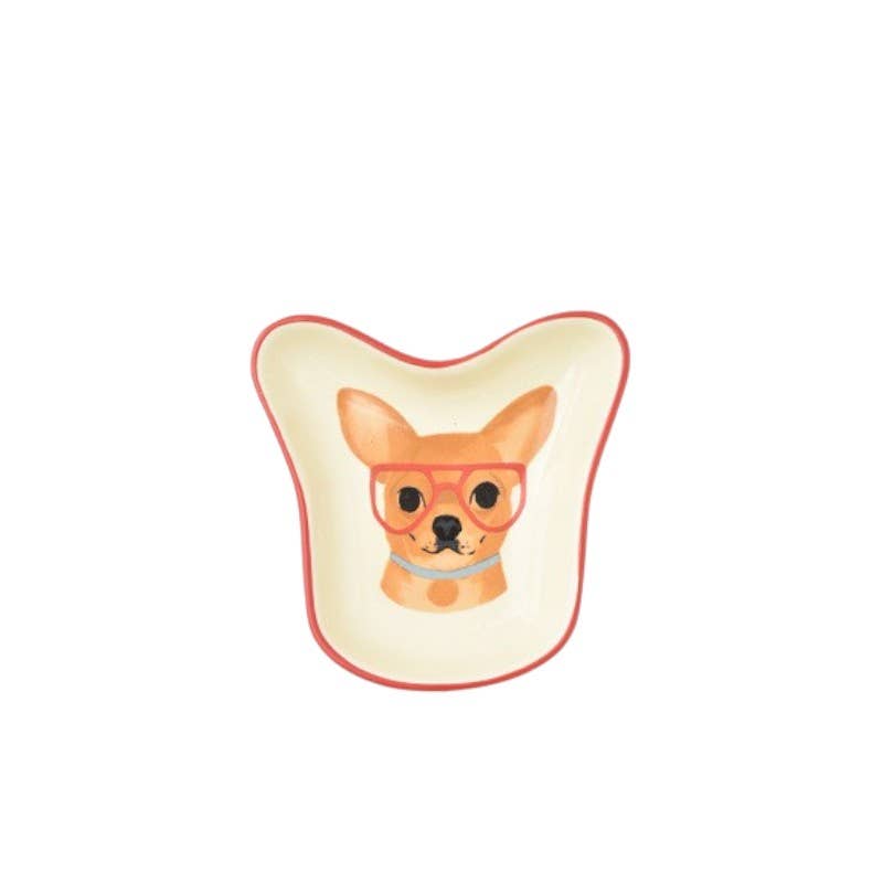 Homerely (We Cover All Import Duties) - Wholesale Decorative Plate/Dish/Bowl - Cute Dog Design Ceramic Sauce Dish3