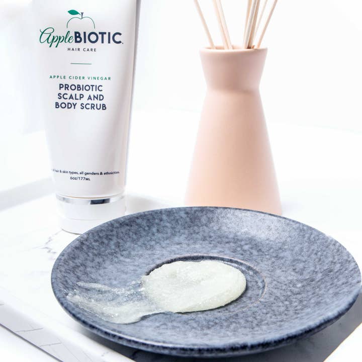 Applebiotic - Wholesale Body Scrub/Exfoliant - Appelciderazijn Probiotische hoofdhuid en bodyscrub1