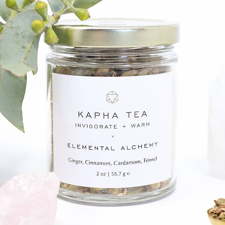 Verkwikkende en warme kapha-thee voor wholesale door Elemental Alchemy