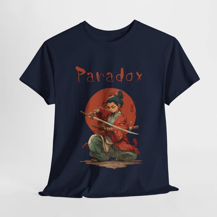 Paradox Designs - Wholesale Screen printed t-shirt – Women′s - Japanese Lady Samurai Warrior T-Shirt | Paradox Design6