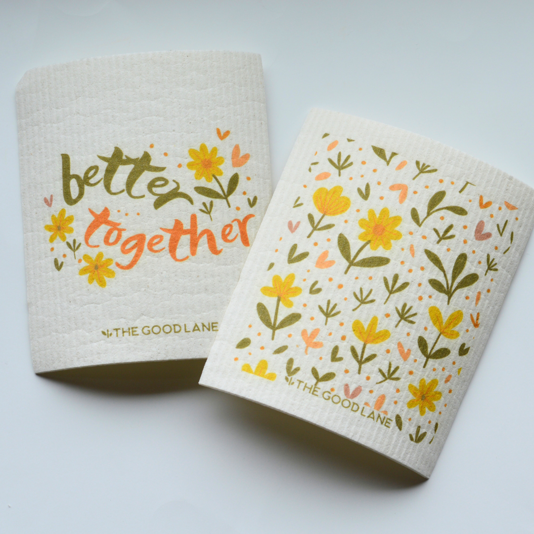The Good Lane - Wholesale Dishcloth - Cloths That Supports Mothers - Swedish Sponge Cloth Set6