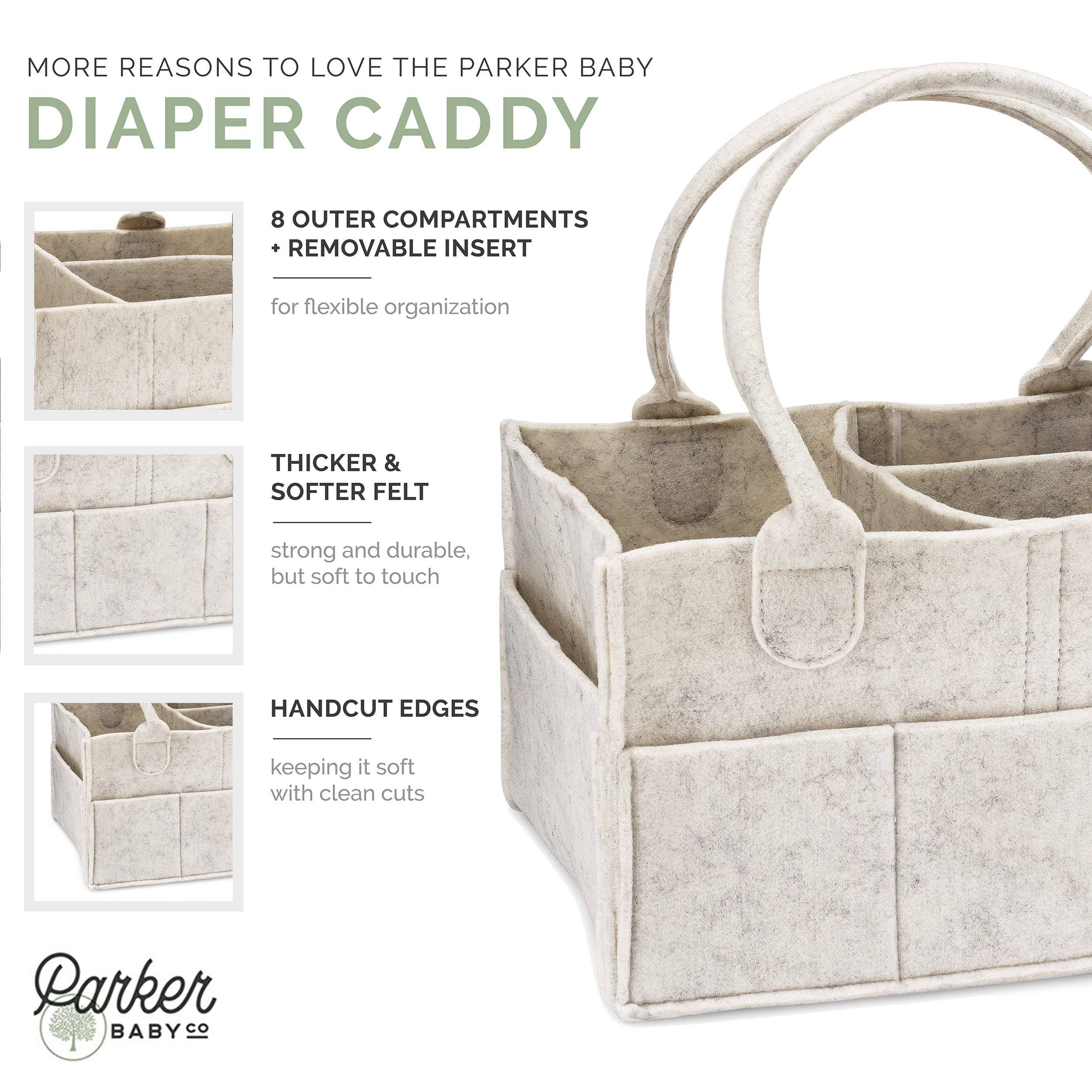 Parker Baby Co. - Wholesale Diaper Caddy - Baby - Diaper Caddy in White9