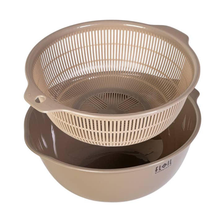 50oz Plastic Colander w/ Bowl JP (1/120) for wholesale by Urban Tokyo