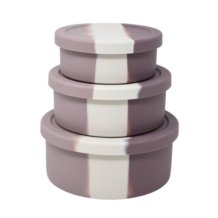 Bowl Set - Purple Tie Dye for wholesale by The Dearest Grey