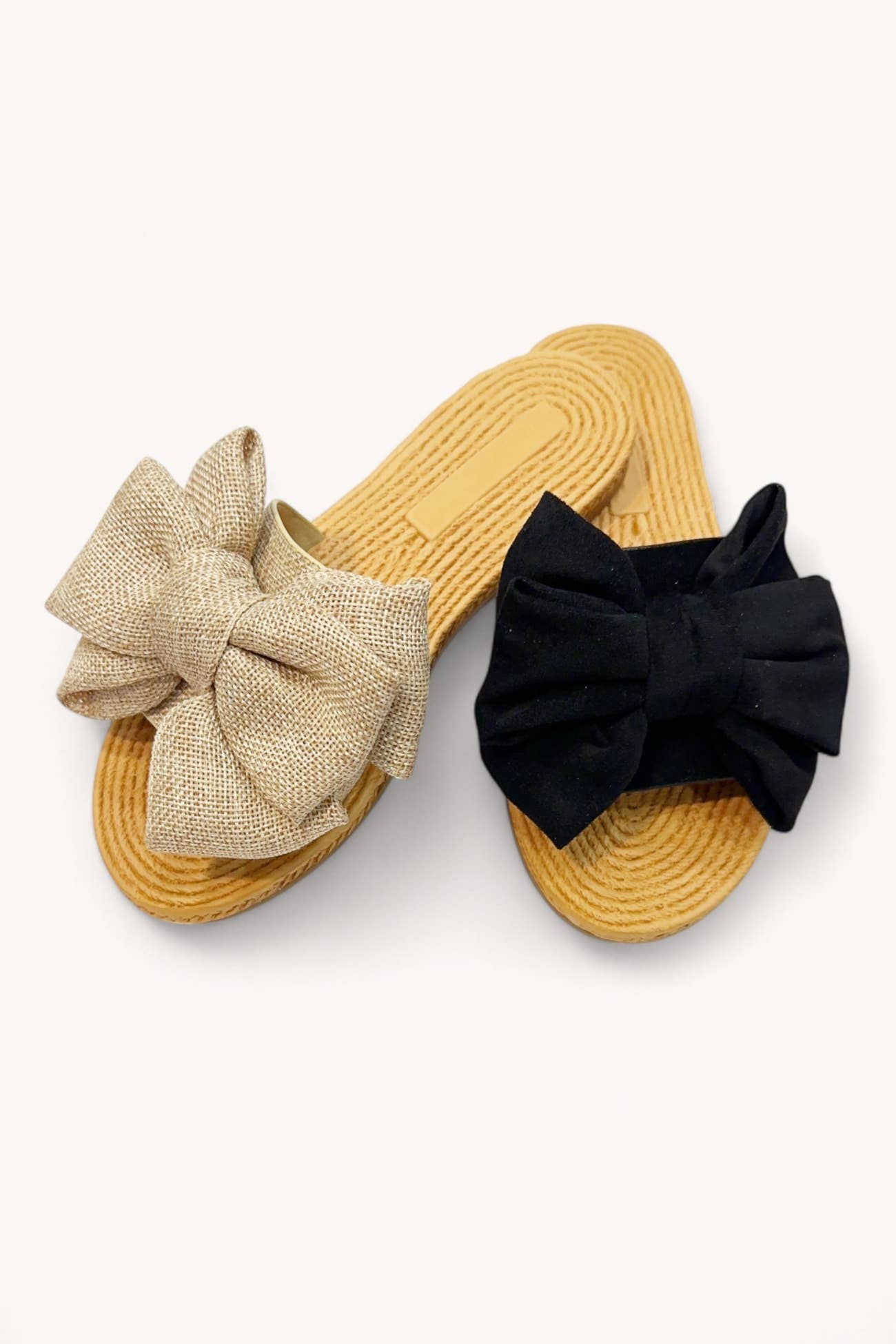 CCOCCI - Wholesale Sandals - Women's - ATHENA-24 BIG BOW RIBBON LIGHTWEIGHT FOAM SANDALS
