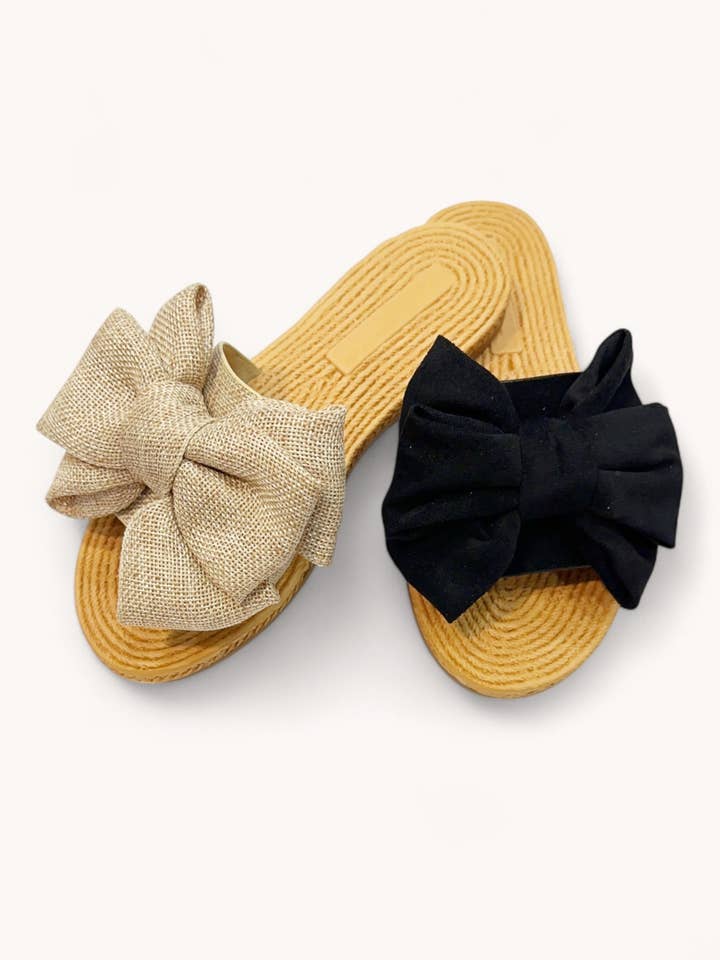 CCOCCI - Wholesale Sandals - Women's - ATHENA-24 BIG BOW RIBBON LIGHTWEIGHT FOAM SANDALS0