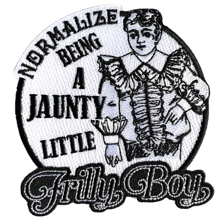 "Frilly Boy" Patch for wholesale by Arcane Bullshit