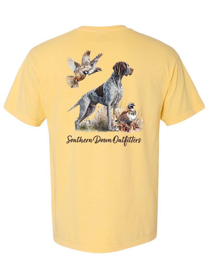 Southern Down Outfitters - Wholesale Screen Printed T-Shirt - Men's - Quail GSP Tee5