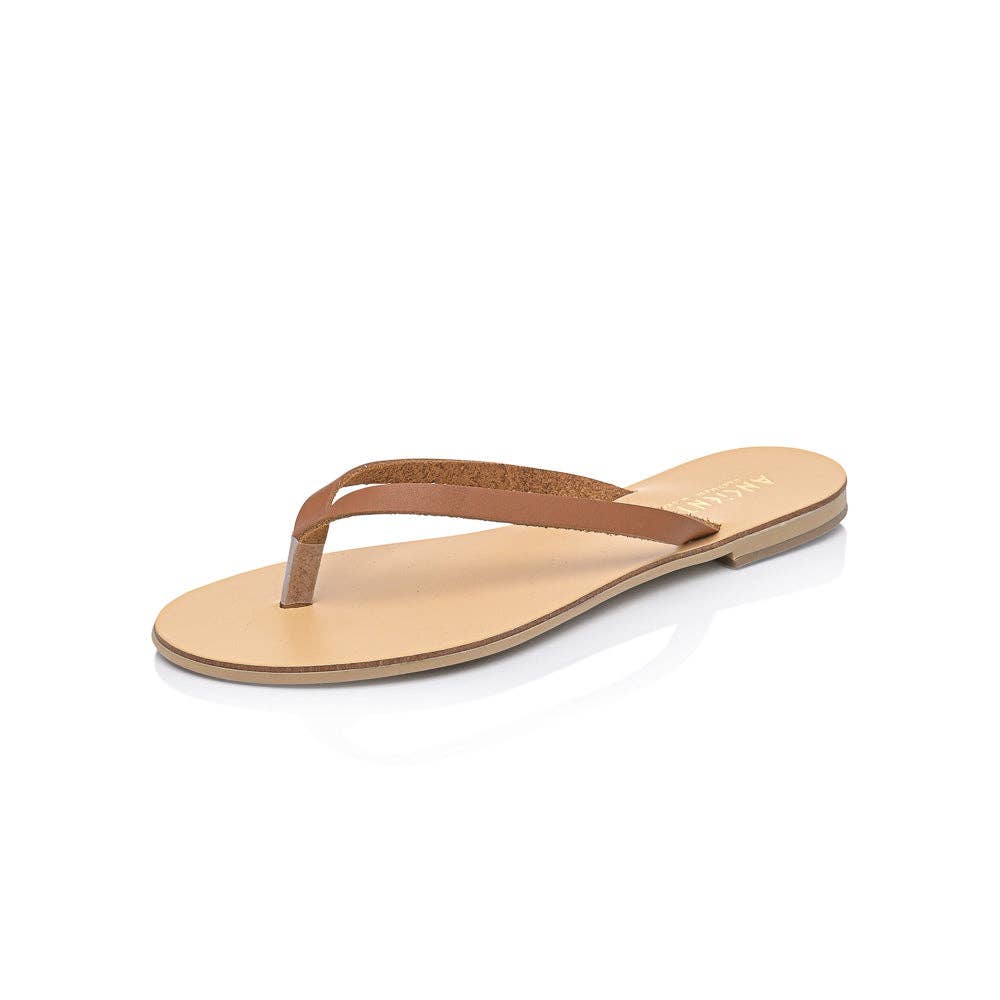 Ancientoo – wholesale Sandaler - Dam – Achelois handgjorda läder Flip Flop Sandal för kvinnor6