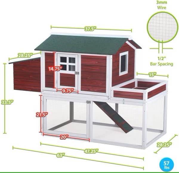 Caitec Inc - Wholesale Bird House - Featherland Paradise Outdoor Bird Habitat6
