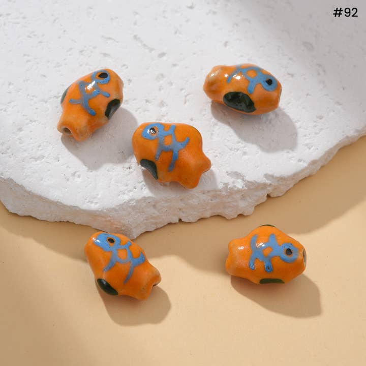 Beads Creation - Wholesale Beads - Boho Animal Clay Beads for Jewelry MAking & Crafts ORG30411