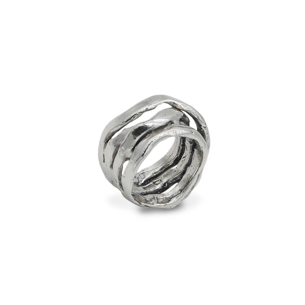 Mandile Gioielli - Wholesale Band/Stacked Ring - 925 Silver Band Ring (AR003)