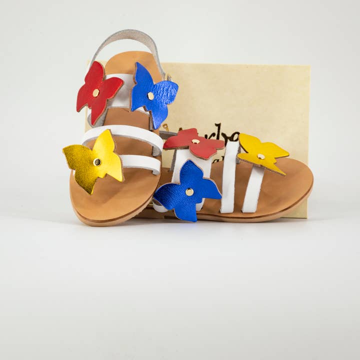 Greek Leather Kid Sandal for Summer: Polihari for wholesale by Marbe Sandals