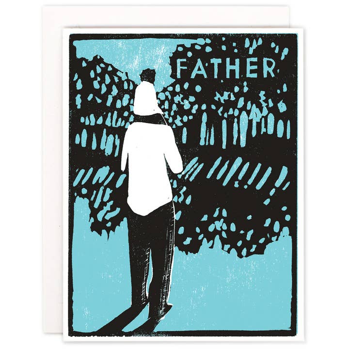 Father's Shoulders Card for wholesale by Heartell Press