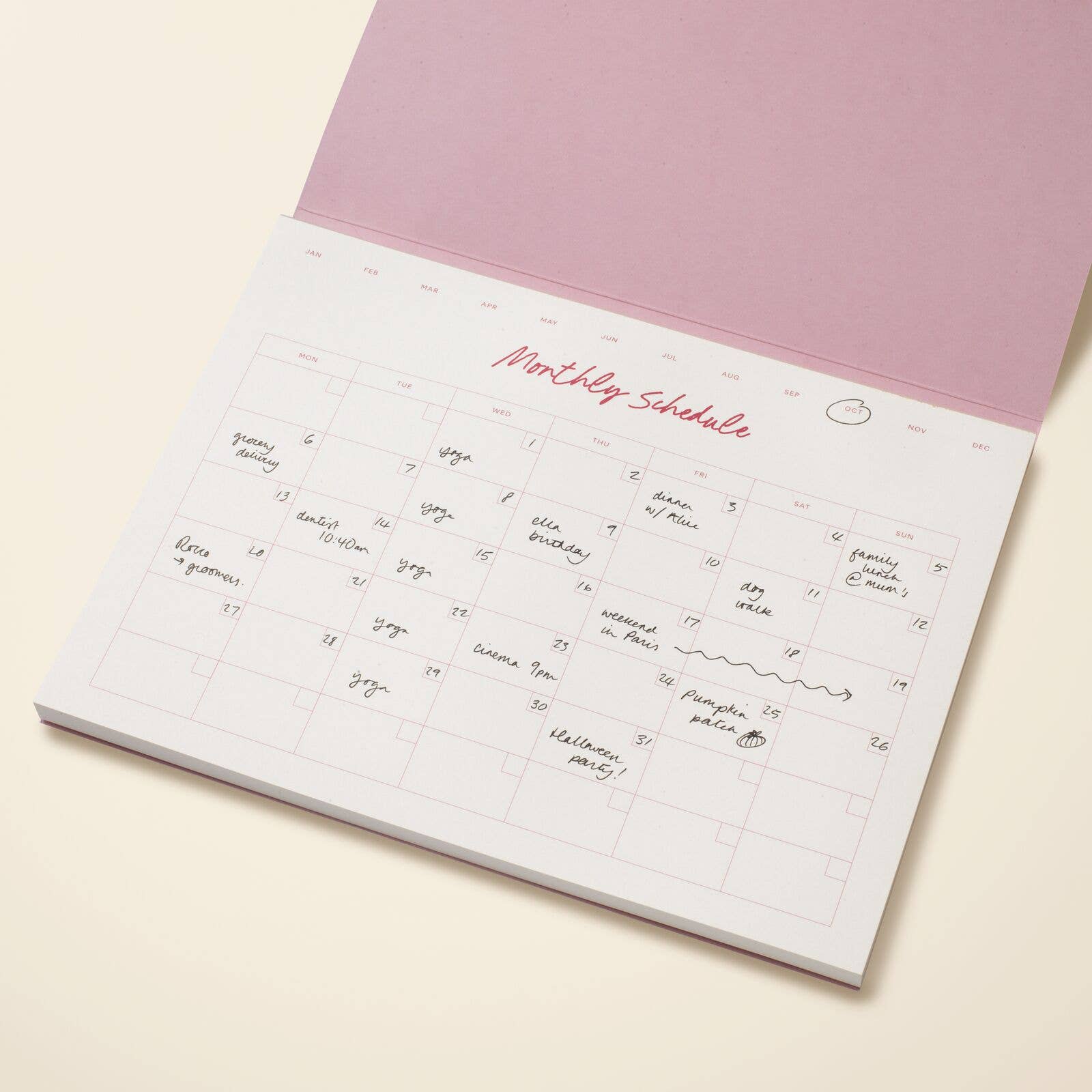 Papier UK – wholesale Planner – Picnic Productivity Monthly Planning Pad2