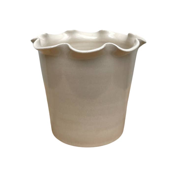 Paige Mitchell - Wholesale Plant Pot - Frilly Pot - Stoneware.1