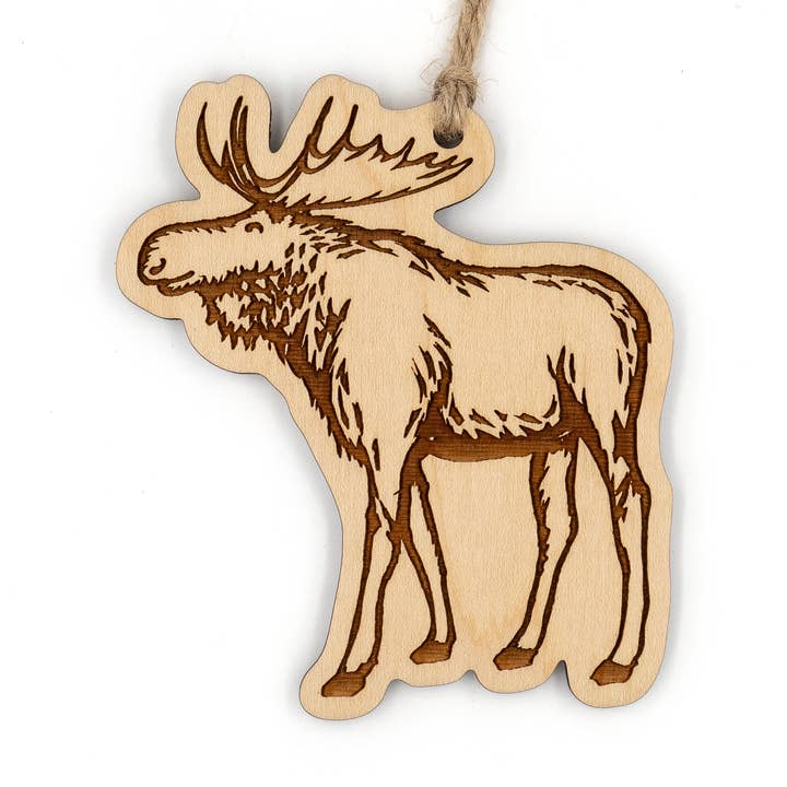 Moose Wood
Ornament for wholesale by Steamer Lane Design