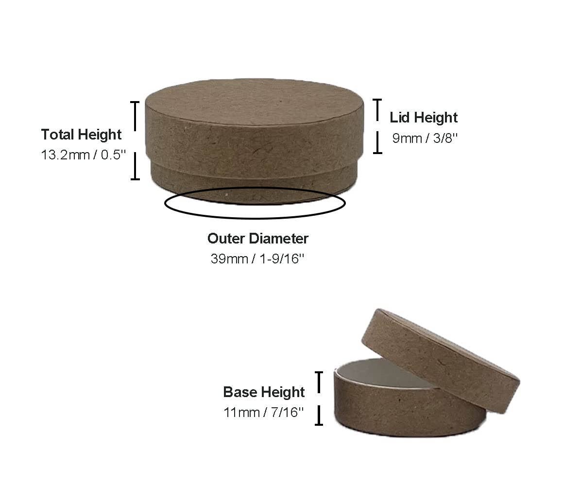 GreenWay Containers - Wholesale Jar - .3 ounce / 8.5 g Shallow Paper Jar3