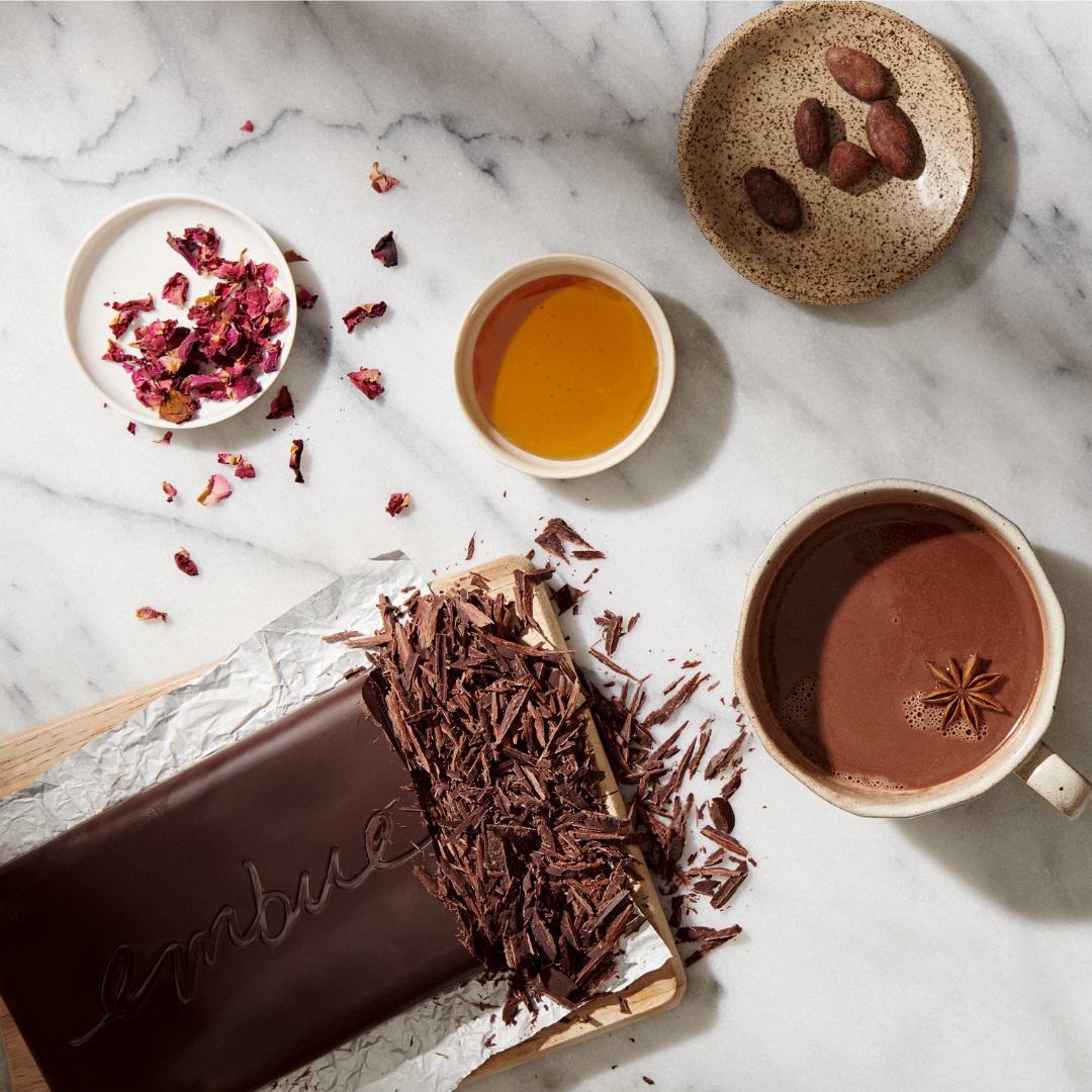 embue cacao - Wholesale Hot Cocoa Mix/Kit - Ceremonial Cacao, Organic, 100% Zorzal, 8oz Flakes1