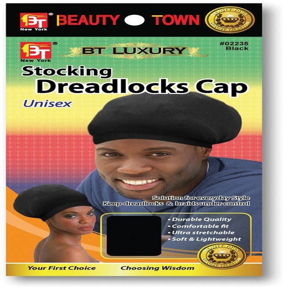 KT Supply - Wholesale Durag/Wave Cap - Unisex - Stocking Dreadlocks Cap Black0