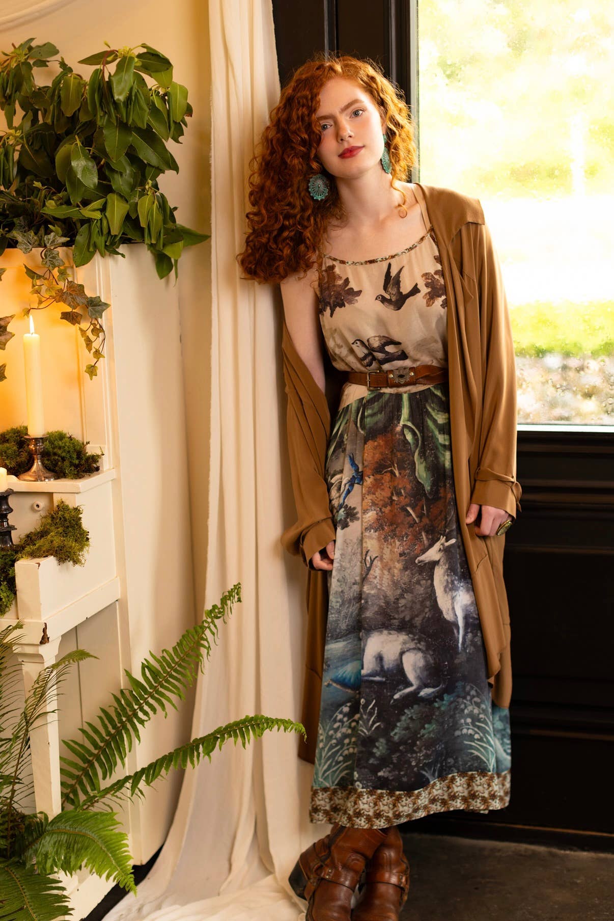 Market of Stars (Worldwide) - Vendita all'ingrosso Vestito - Donna - Teatro dei Sogni Bohéme Abito Lungo Maxi Slip con Cervo16