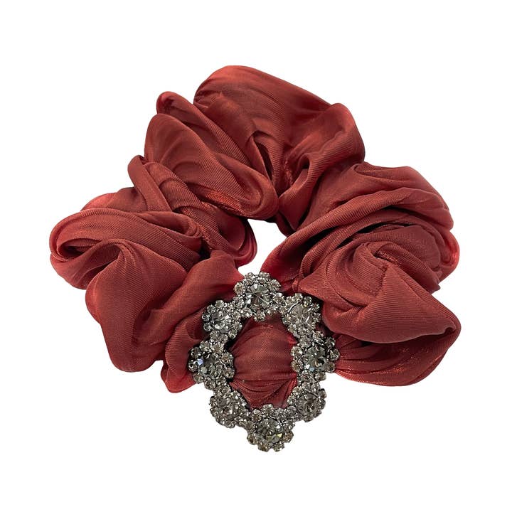 Pingente Oval CZ Scrunchie por atacado de Artynkitsch