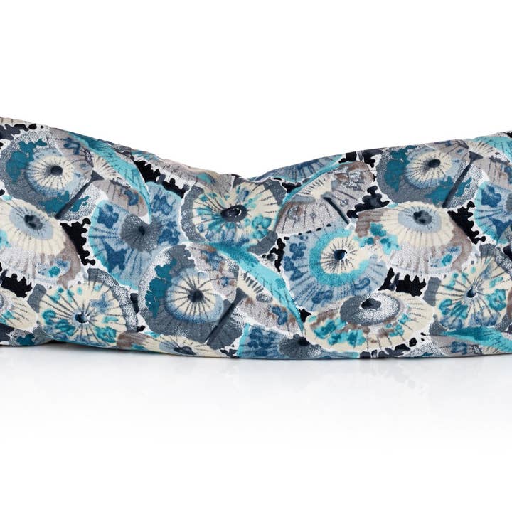 Relaxation Lavender Eye Pillow Blue Umbrella Pattern for wholesale by Clarity Blend Aromatherapy