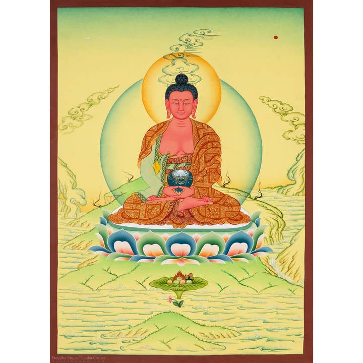 Meditatie Amitabha Boeddha Thangka – De Essentie van Ontwaken voor wholesale door Boudha Stupa Thanka Centre