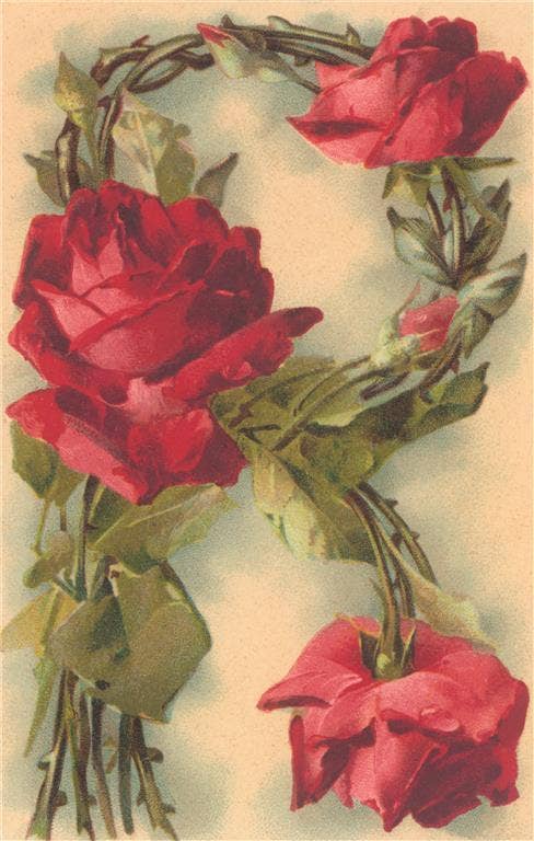 Found Image Press - Wholesale Sticker - Sticker LT-491 Letter R in rozen0