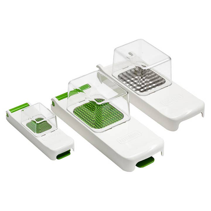 Alligator Of Sweden - Wholesale Kitchen Tool/Gadget - 220 | 3002g Alligator Chopper Set 3-in-1. 3x3, 6x6 & 12x12 Mm (1/8", 1/4" & 1/2")1