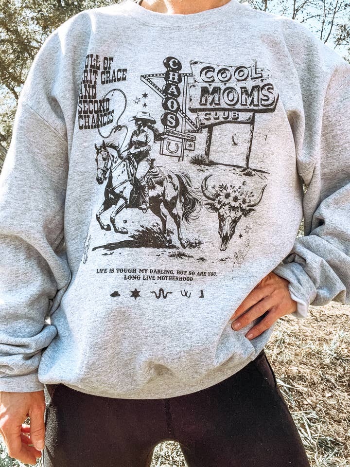 Mom Sweatshirt for wholesale by Disohrted Vintage