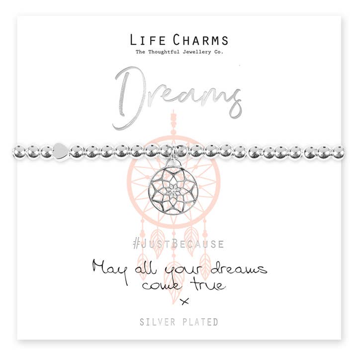 Life Charms - Wholesale Charm/Dangle Bracelet - Dreams - Dream Catcher Charm Bracelet
