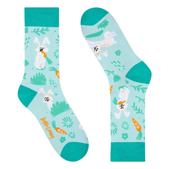 KYLIE CRAZY - Vendita all'ingrosso Calzini - Unisex - divertenti calzini in cotone, unisex RABBIT senza cuciture