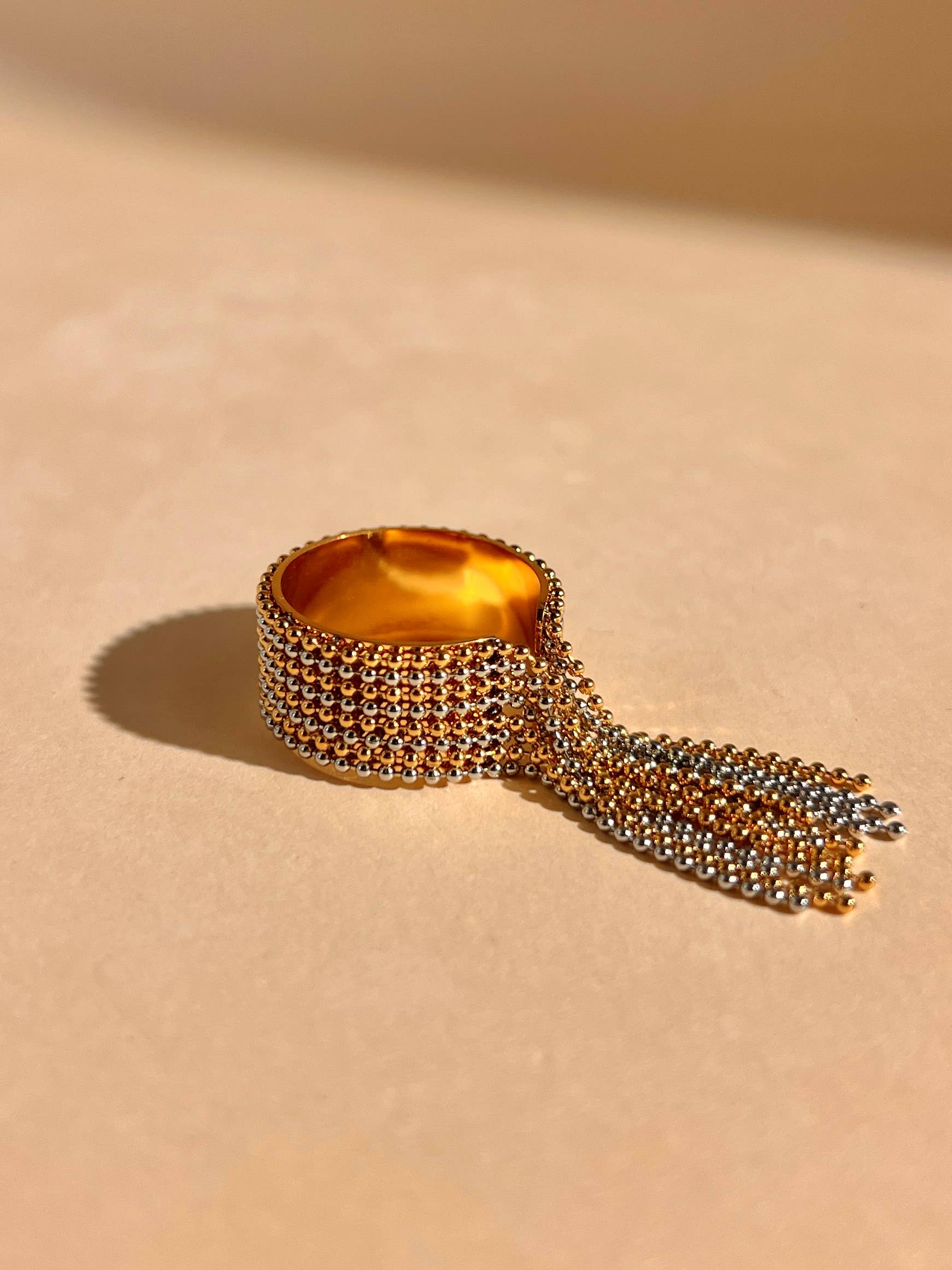 COSMOS - Wholesale Chain Ring - Bohemian Chic Chain Stainless Steel Adjustable Ring10