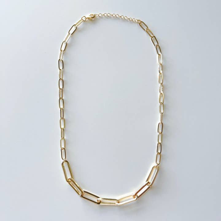 Collar grueso con clip de papel de moda para venta al por mayor de S&A Fashions