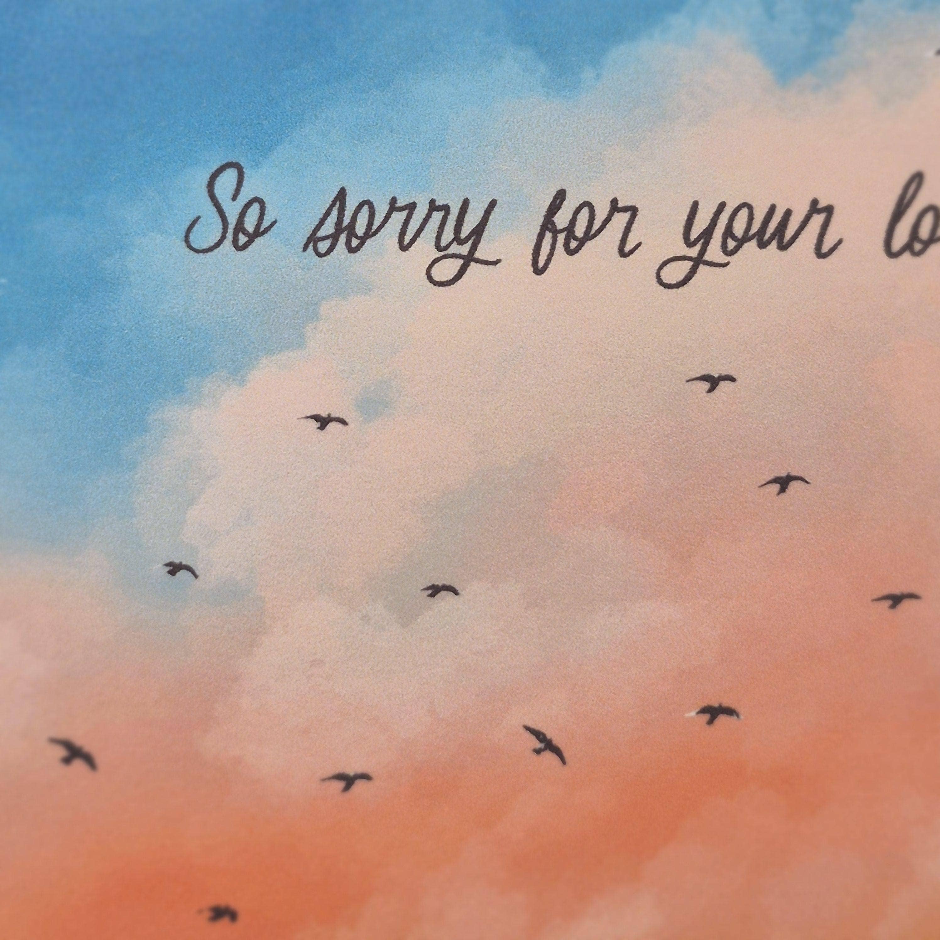 Push the Envelope Cards - Wholesale Sympathy Card - Sorry For Your Loss Card, With Sympathy Condolences Card1