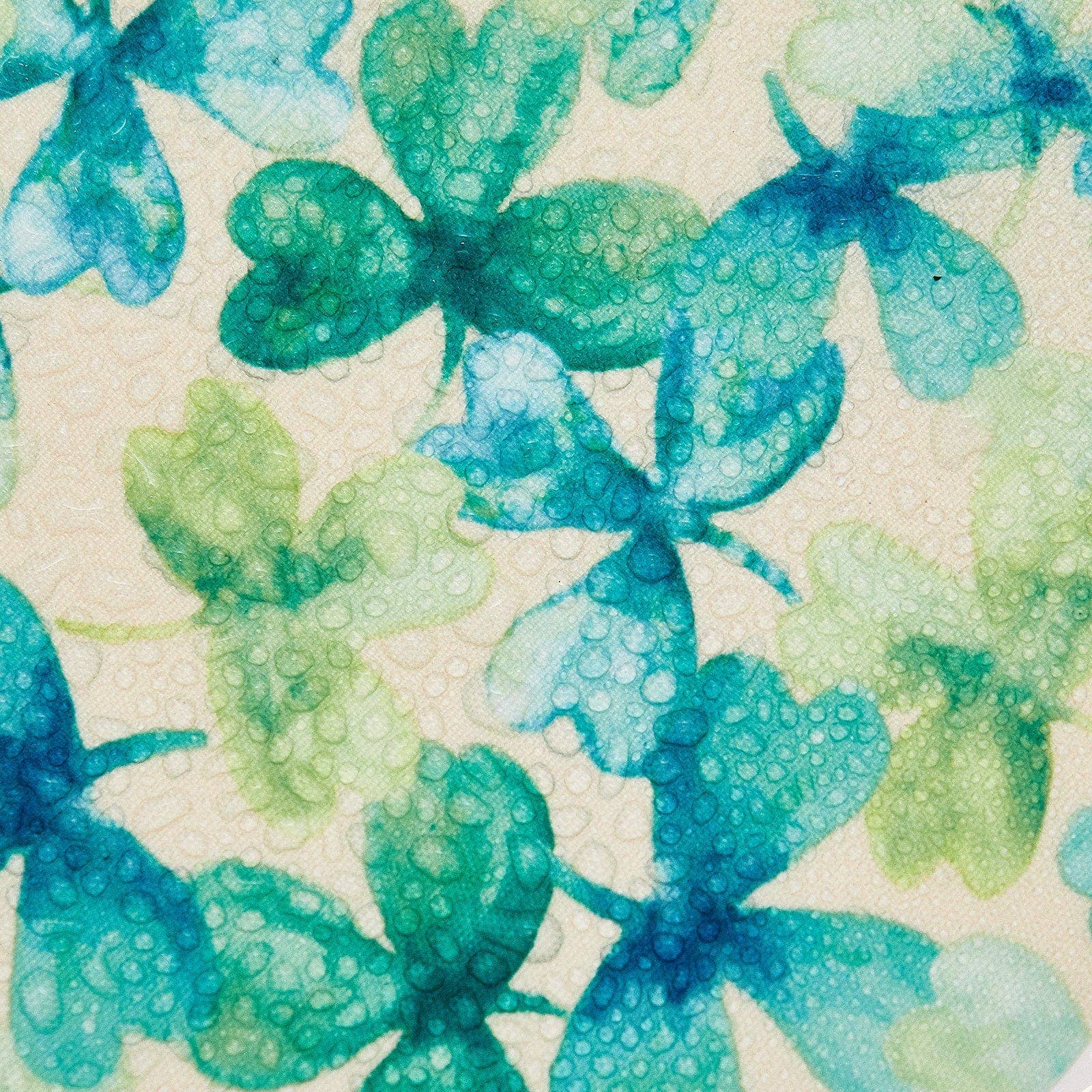 Beige Eco Chic Lightweight Foldable Shopping Bag Shamrocks for wholesale on Faire3