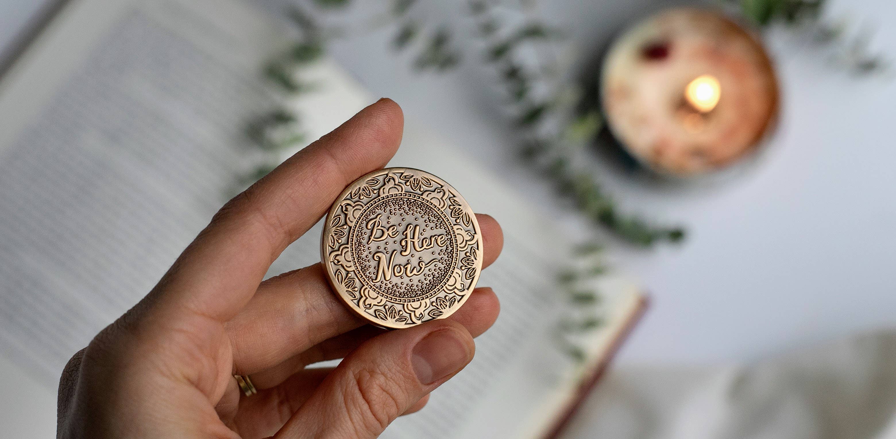 Mantra Medallions - Wholesale Keepsake Coin/Token - I Am Beautiful Mantra Medallion - Meditation Tool2