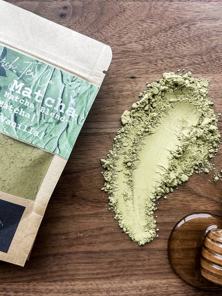 Mistura de chá verde em pó Dolce Matcha por atacado de Birch Tea Co.