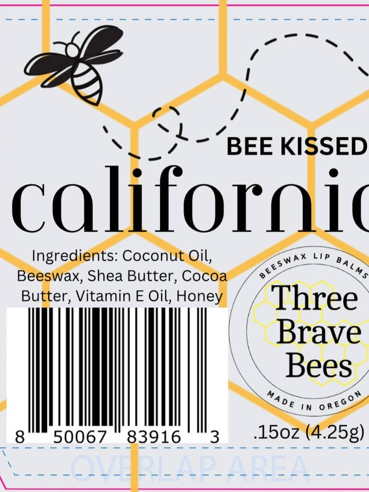 Californië Lippenbalsem voor wholesale door Three Brave Bees
