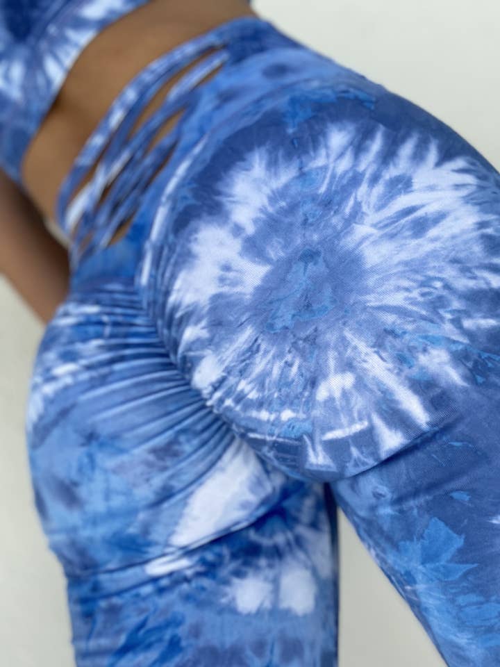 Tie Dye Sky Blue for wholesale by Abs2B Fitness Apparel